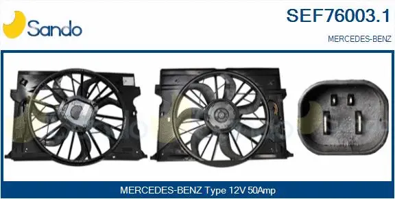 Electric Motor, radiator fan (SEF76003.1)