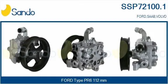 Hydraulic Pump, steering (SSP72100.1)