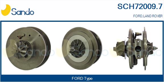 Core assembly, turbocharger (SCH72009.7)