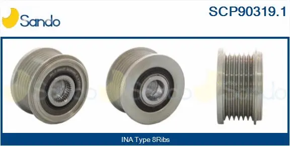 Belt Pulley, alternator (SCP90319.1)