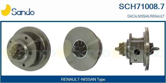 Core assembly, turbocharger (SCH71008.7)