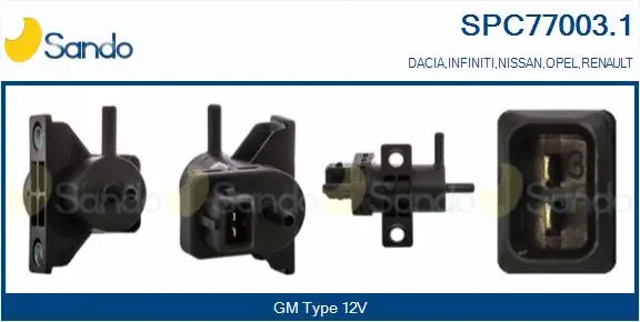 Pressure Converter, exhaust control (SPC77003.1)