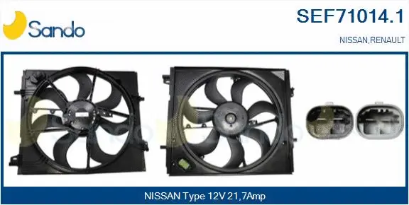 Electric Motor, radiator fan (SEF71014.1)