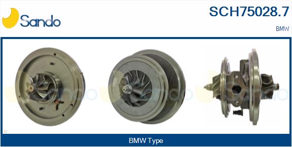 Core assembly, turbocharger (SCH75028.7)