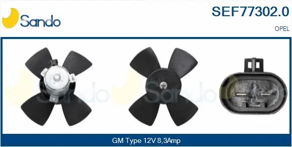Fan, engine cooling (SEF77302.0)