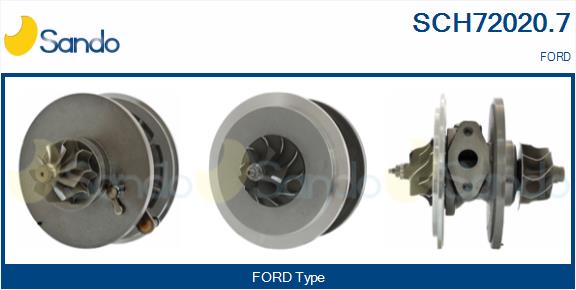 Core assembly, turbocharger (SCH72020.7)