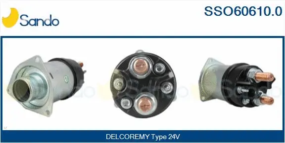 Solenoid Switch, starter (SSO60610.0)