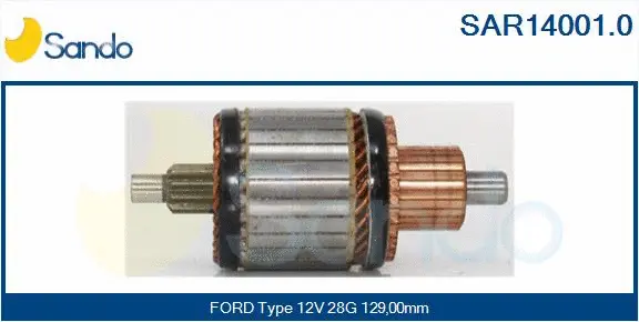 Armature, starter (SAR14001.0)