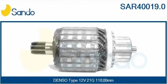 Armature, starter (SAR40019.0)