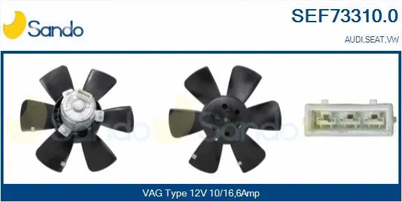Fan, engine cooling (SEF73310.0)