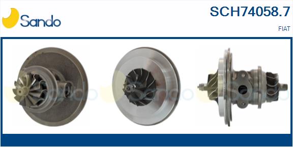 Core assembly, turbocharger (SCH74058.7)