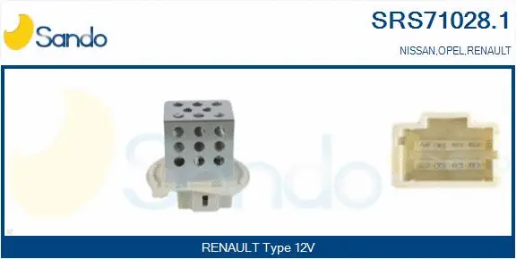Resistor, interior blower (SRS71028.1)