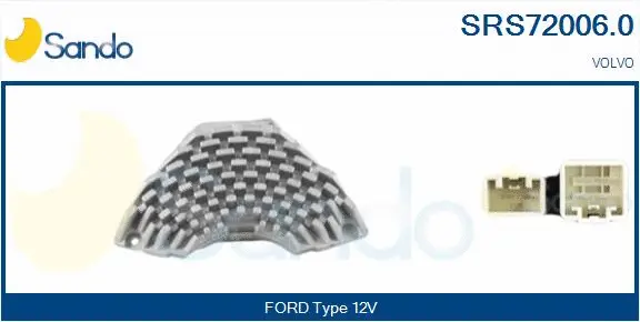 Resistor, interior blower (SRS72006.0)