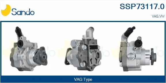 Hydraulic Pump, steering (SSP73117.0)