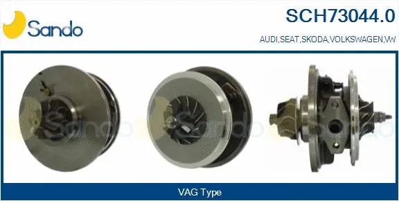 Core assembly, turbocharger (SCH73044.0)