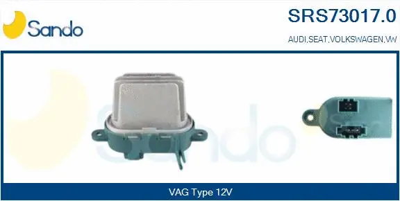 Resistor, interior blower (SRS73017.0)