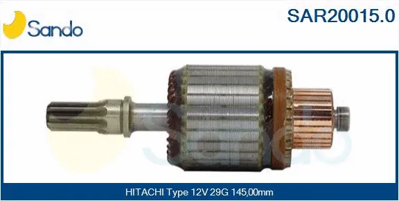 Armature, starter (SAR20015.0)