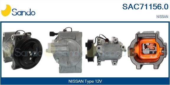 Compressor, air conditioning (SAC71156.0)