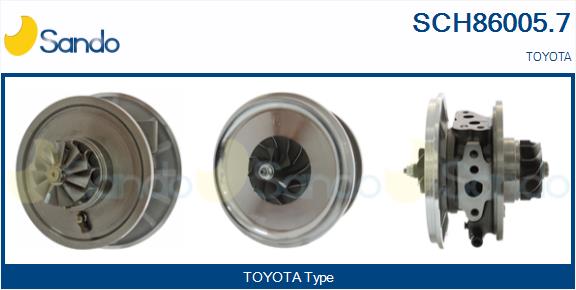 Core assembly, turbocharger (SCH86005.7)