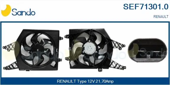 Fan, engine cooling (SEF71301.0)