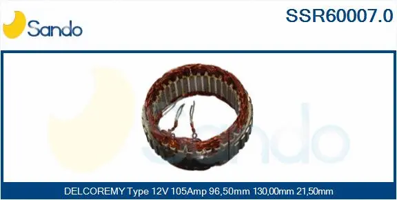 Stator, alternator (SSR60007.0)