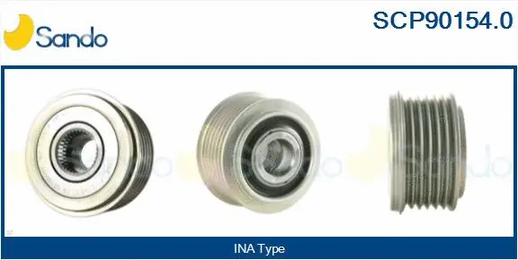 Belt Pulley, alternator (SCP90154.0)