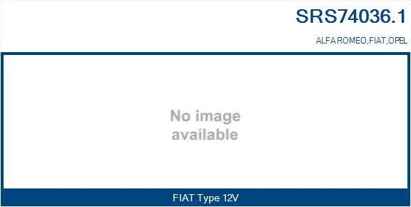 Series resistor, electric motor (radiator fan) (SRS74036.1)