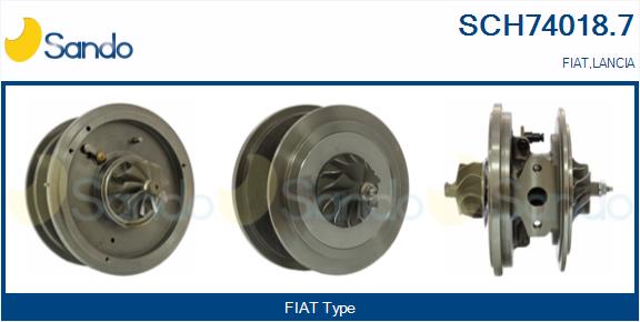 Core assembly, turbocharger (SCH74018.7)