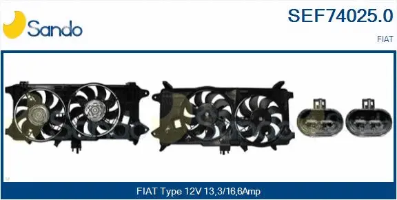 Electric Motor, radiator fan (SEF74025.0)