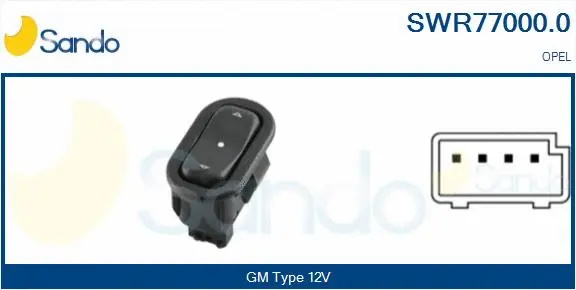 Switch, window regulator (SWR77000.0)