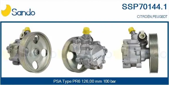 Hydraulic Pump, steering (SSP70144.1)