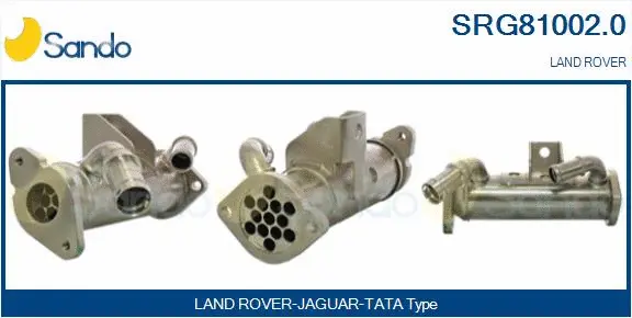 Cooler, exhaust gas recirculation (SRG81002.0)