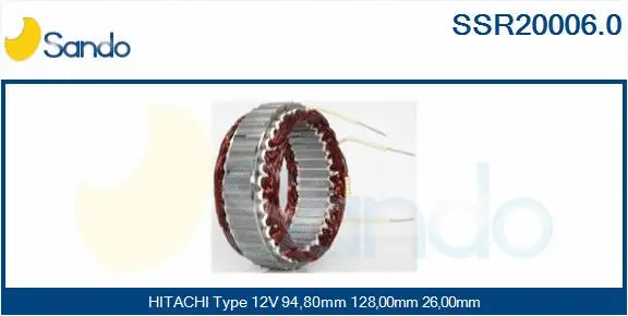 Stator, alternator (SSR20006.0)