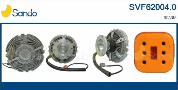 Clutch, radiator fan (SVF62004.0)