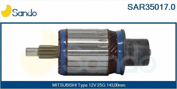 Armature, starter (SAR35017.0)