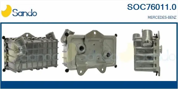 Oil Cooler, engine oil (SOC76011.0)
