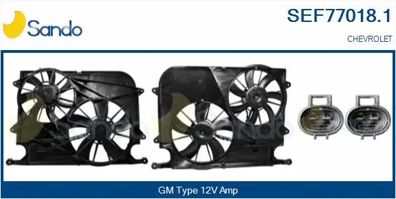 Electric Motor, radiator fan (SEF77018.1)