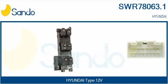 Switch, window regulator (SWR78063.1)