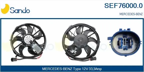 Electric Motor, radiator fan (SEF76000.0)