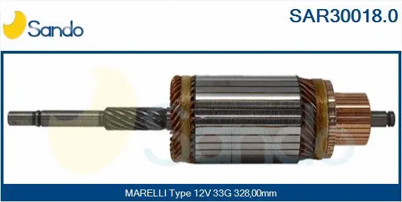 Armature, starter (SAR30018.0)