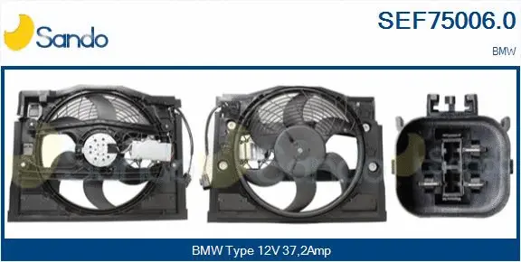 Electric Motor, radiator fan (SEF75006.0)