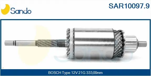 Armature, starter (SAR10097.9)