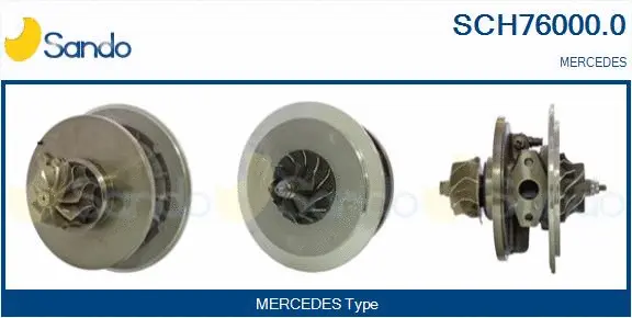 Core assembly, turbocharger (SCH76000.0)