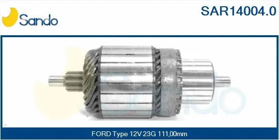 Armature, starter (SAR14004.0)