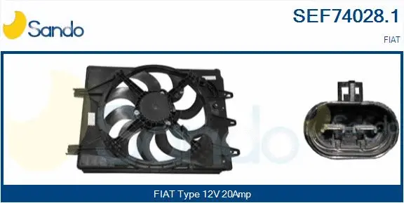 Electric Motor, radiator fan (SEF74028.1)