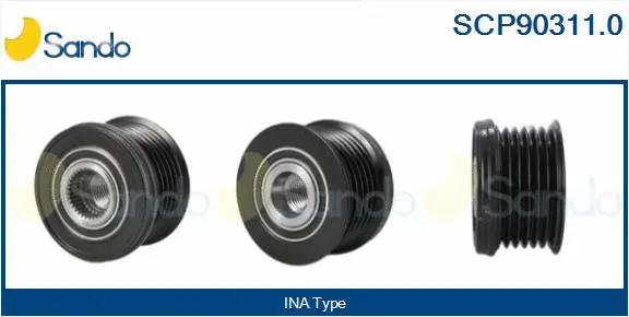 Belt Pulley, alternator (SCP90311.0)