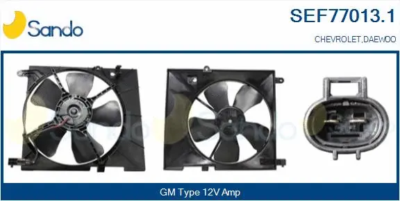 Electric Motor, radiator fan (SEF77013.1)