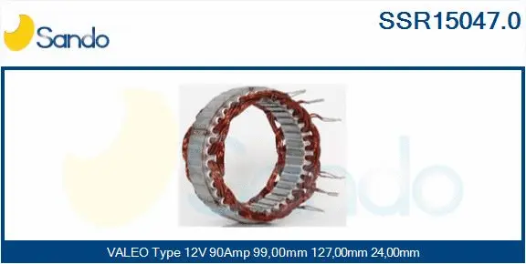 Stator, alternator (SSR15047.0)