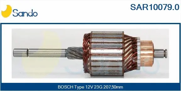 Armature, starter (SAR10079.0)