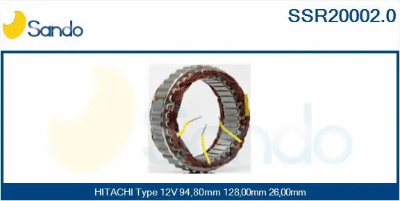 Stator, alternator (SSR20002.0)